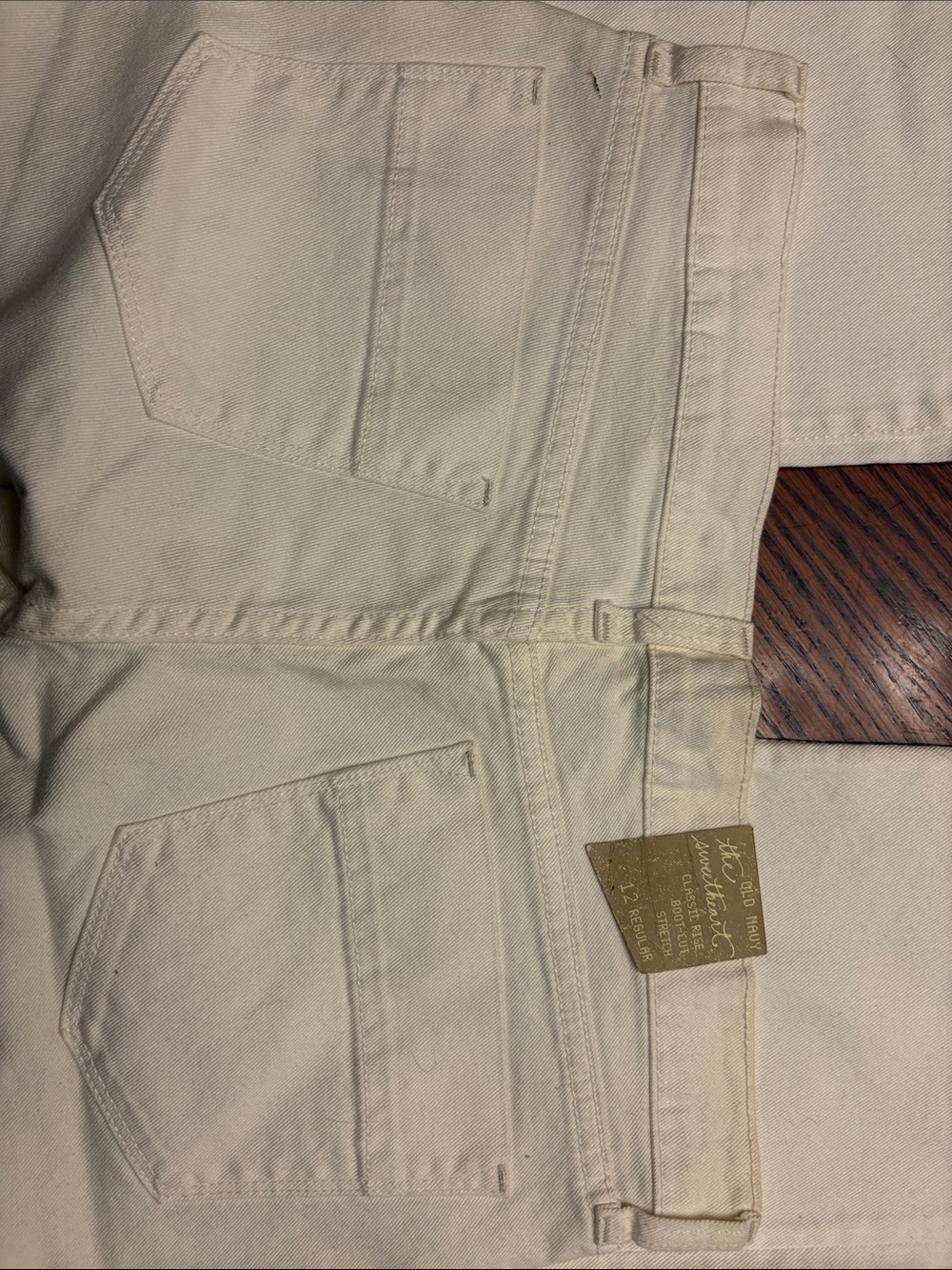 White boot-Leg Jeans - Picture 2 of 2